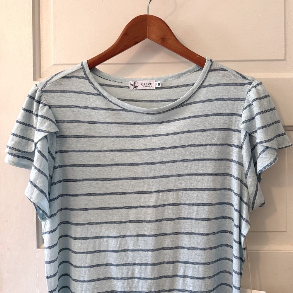 Carve Designs Mila Hemp Top - L - Picture 3 of 7